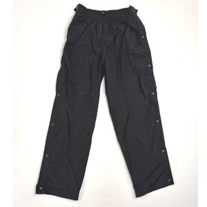 Vintage Speedo Mens Large Black Nylon Snap Side Breakaway Track Pants Y2K 90s